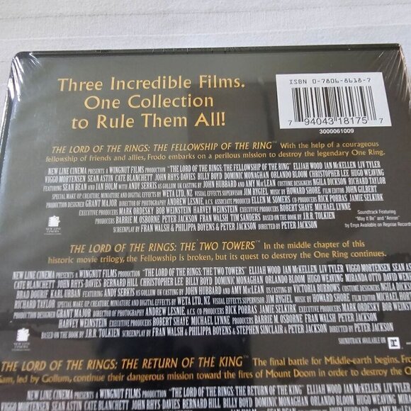 The Lord Of The Rings Theatrical Versions 3-Film Collection DVD - Picture 3 of 9